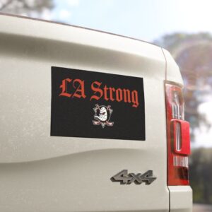 Anaheim Ducks LA Strong Car Magnet