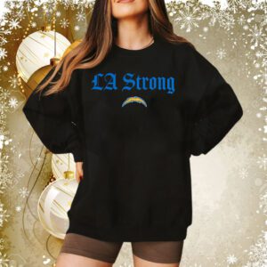 Black Los Angeles Chargers LA Strong Shirt