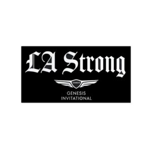 Genesis Invitational LA Strong Stickers