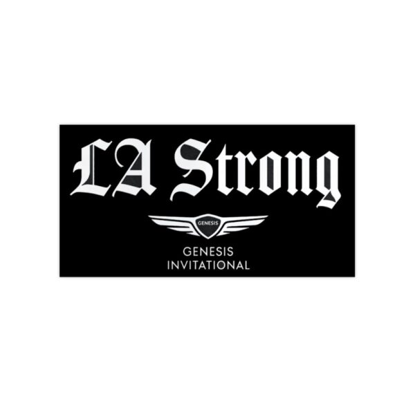 Genesis Invitational LA Strong Stickers