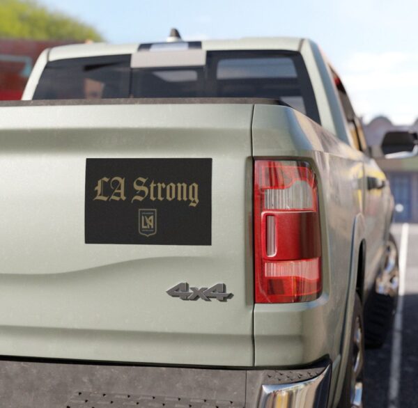 LAFC LA Strong Car Magnet