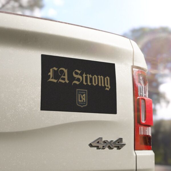 LAFC LA Strong Car Magnet