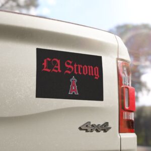 Los Angeles Angels Fanatics Unisex LA Strong Car Magnet