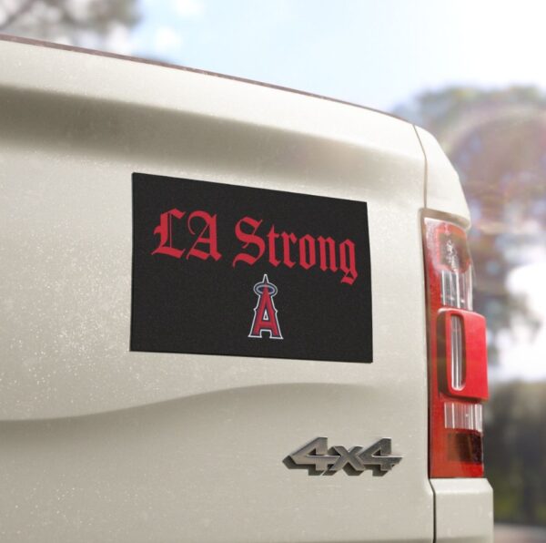 Los Angeles Angels Fanatics Unisex LA Strong Car Magnet