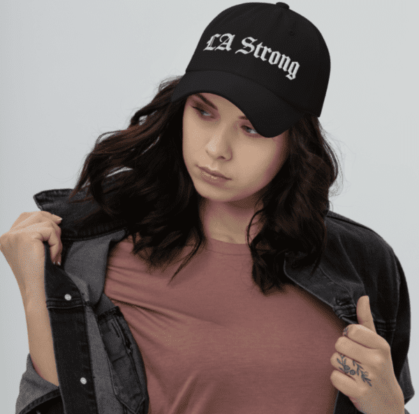 Los Angeles Black LA Strong Hat