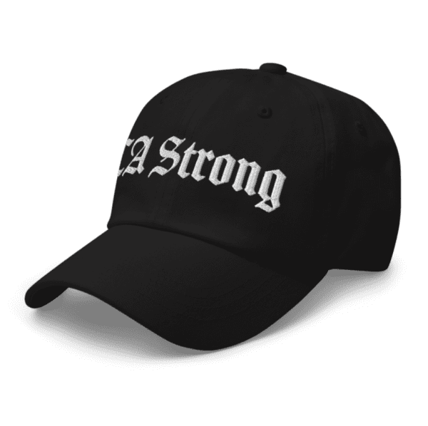 Los Angeles Black LA Strong Hat