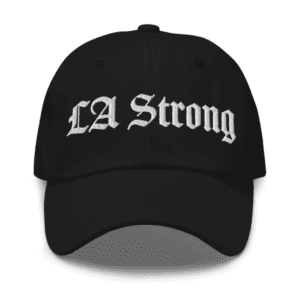 Los Angeles Black LA Strong Hat