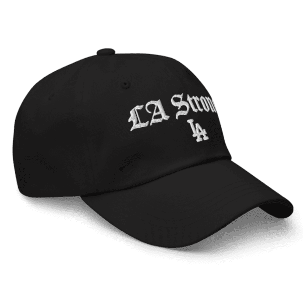 Los Angeles Dodgers Black LA Strong Hat