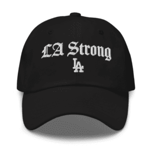 Los Angeles Dodgers Black LA Strong Hat