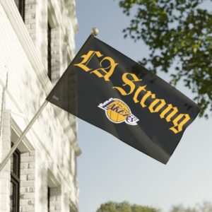 Los Angeles Lakers LA Strong Flag