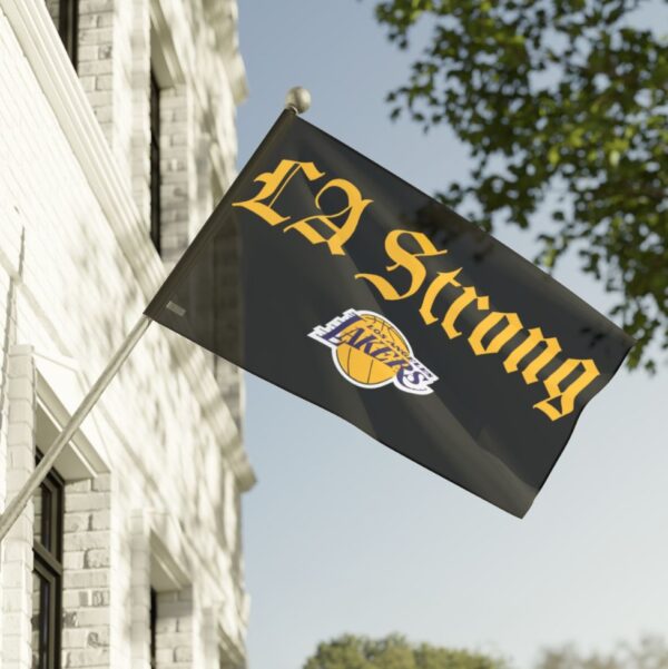 Los Angeles Lakers LA Strong Flag