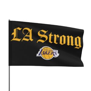 Los Angeles Lakers LA Strong Flag