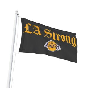 Los Angeles Lakers LA Strong Flag