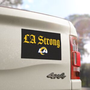 Los Angeles Rams LA Strong Car Manget