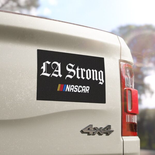 NASCAR LA Strong Car Magnet