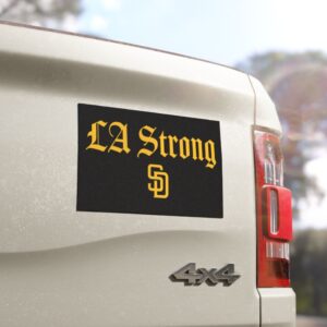 San Diego Padres LA Strong Car Magnet