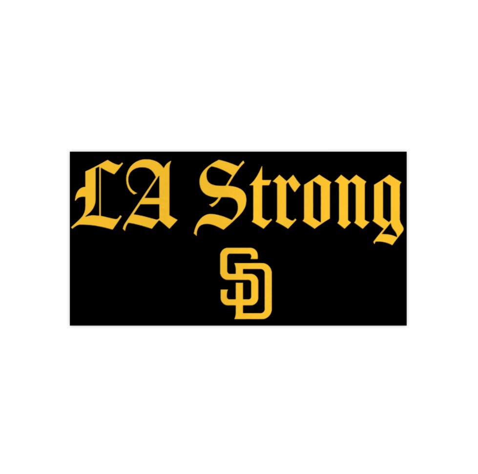 San Diego Padres LA Strong Stickers