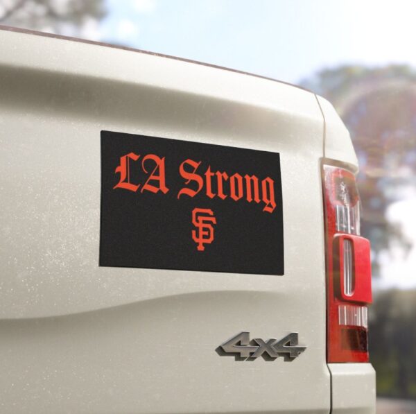 San Francisco Giants LA Strong Car Magnet