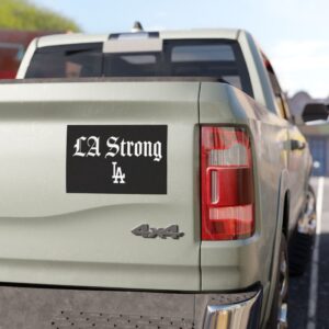 Los Angeles Dodgers LA Strong Car Magnet