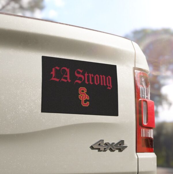 USC Trojans LA Strong Car Magnets