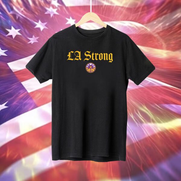 Los Angeles Sparks Black LA Strong Shirt