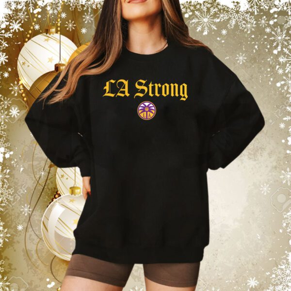 Los Angeles Sparks Black LA Strong Shirt